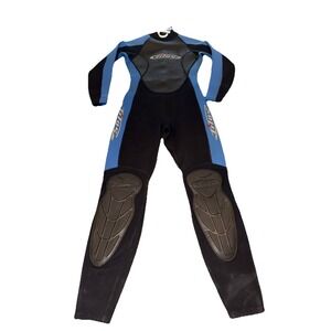 TILOS Full Body Wetsuit Medium Blue & Black Padded Knees
